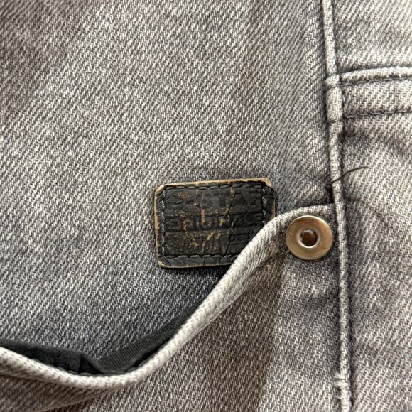 G Star Raw Jeans Mens Stean Tapered Leg Gray JNCO Style Stretch Size 32 x 31 - Picture 5 of 13